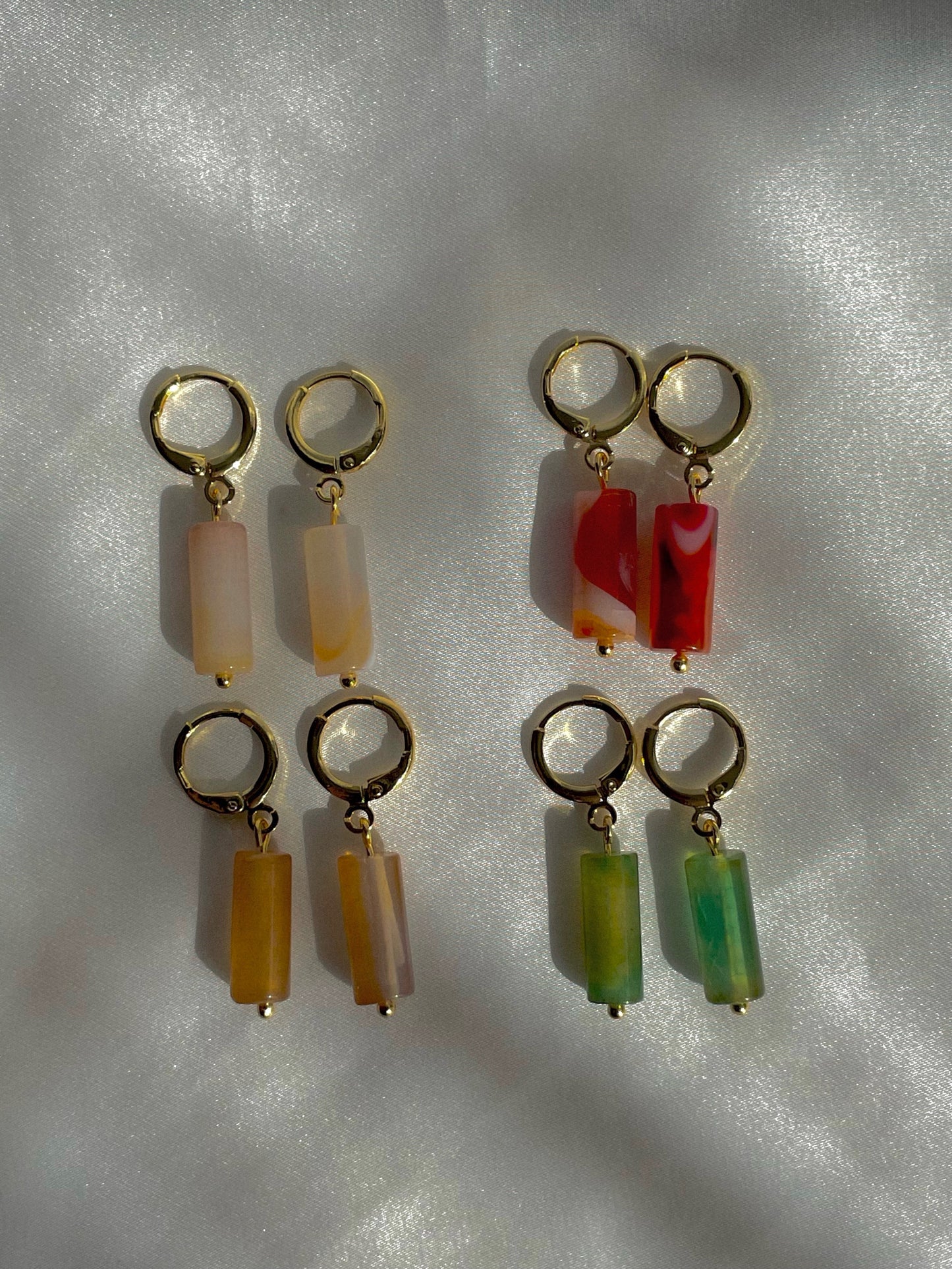 Agate earrings