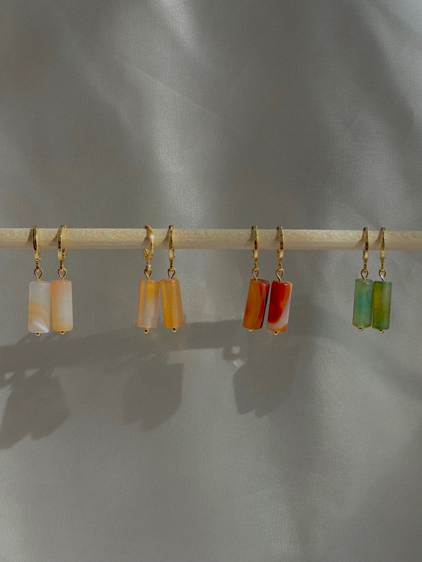 Agate earrings