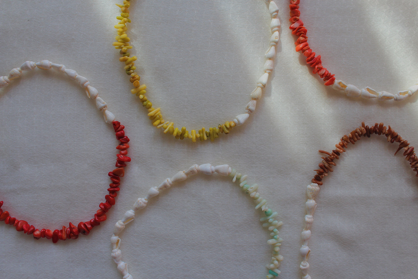 Shell x Coral beads