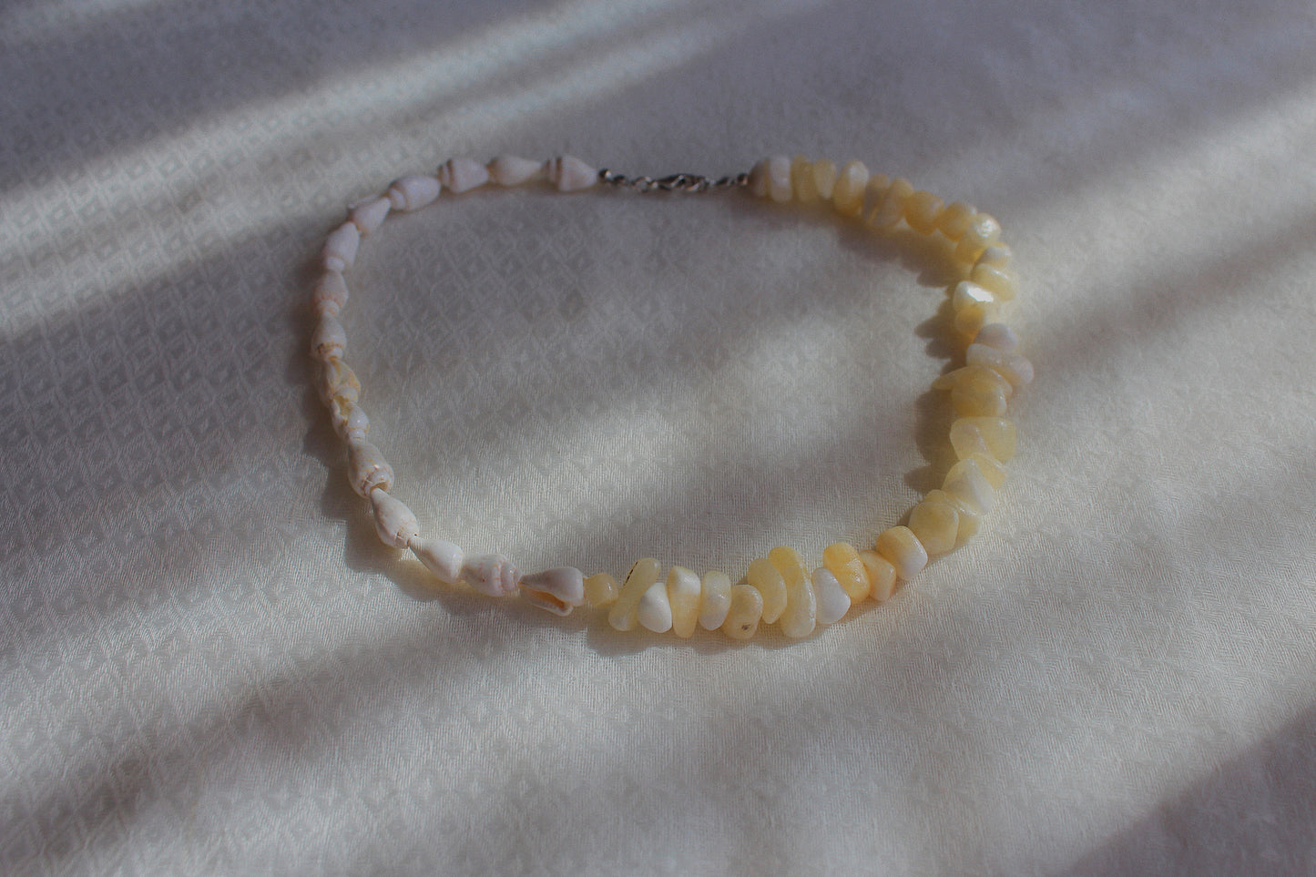 Shell x Stone beads