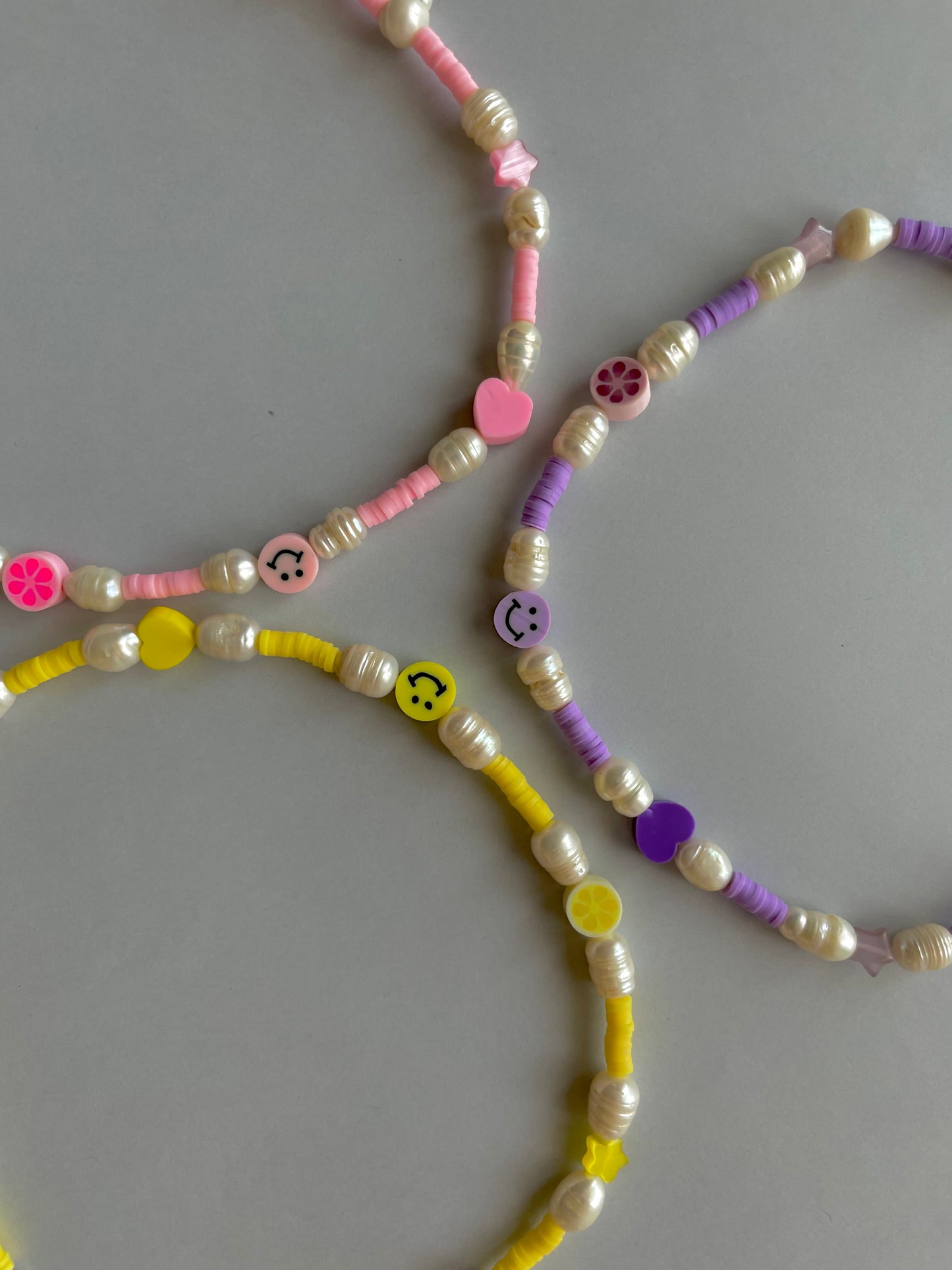 Rubber beads x pearls