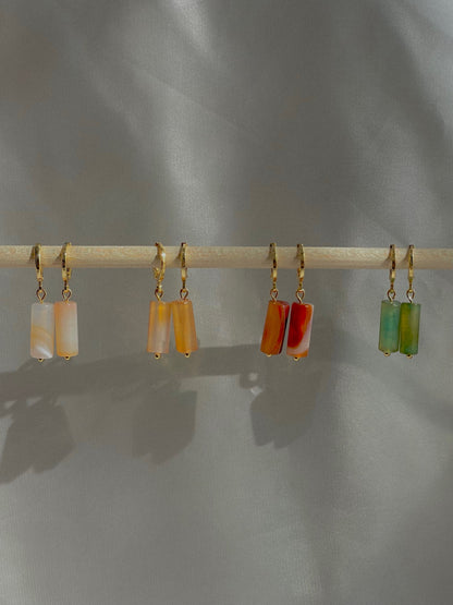 Agate earrings