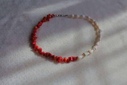 Shell x Coral beads
