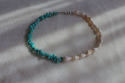 Shell x Stone beads