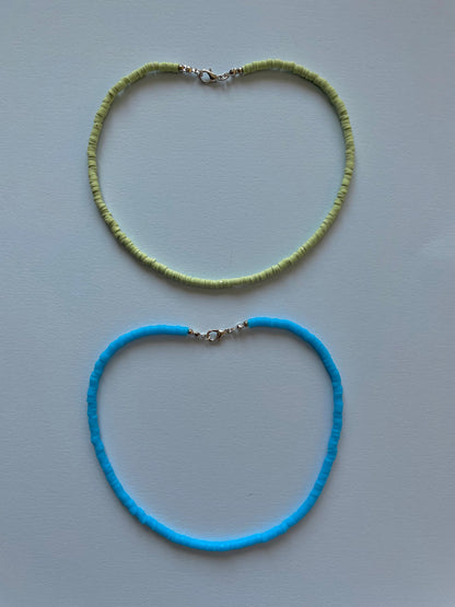 Rubber disc beads